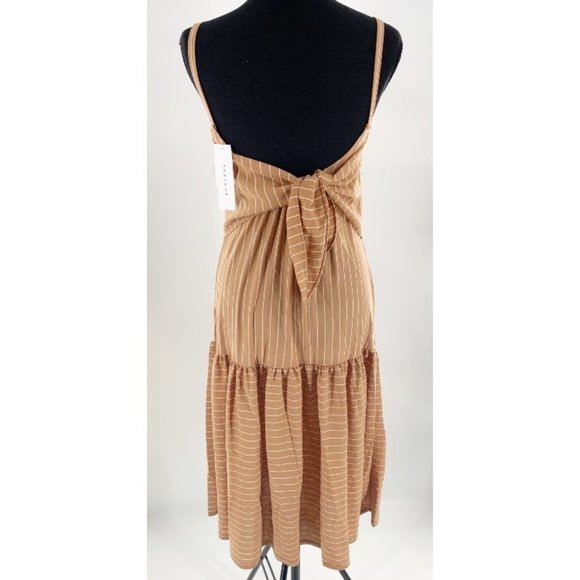 Topshop NWT Size 2 Stripe Midi Dress - Picture 4 of 4